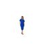 Robe Mi-longue Femme Bleu Biba-1
