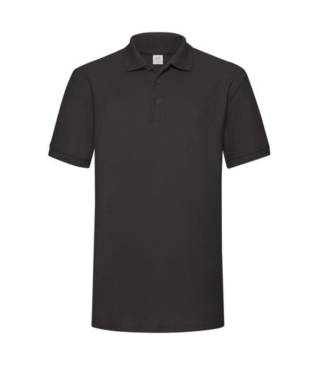 Fruit of the Loom Mens 65/35 Heavyweight Polo Shirt (Black) - UTRW9919