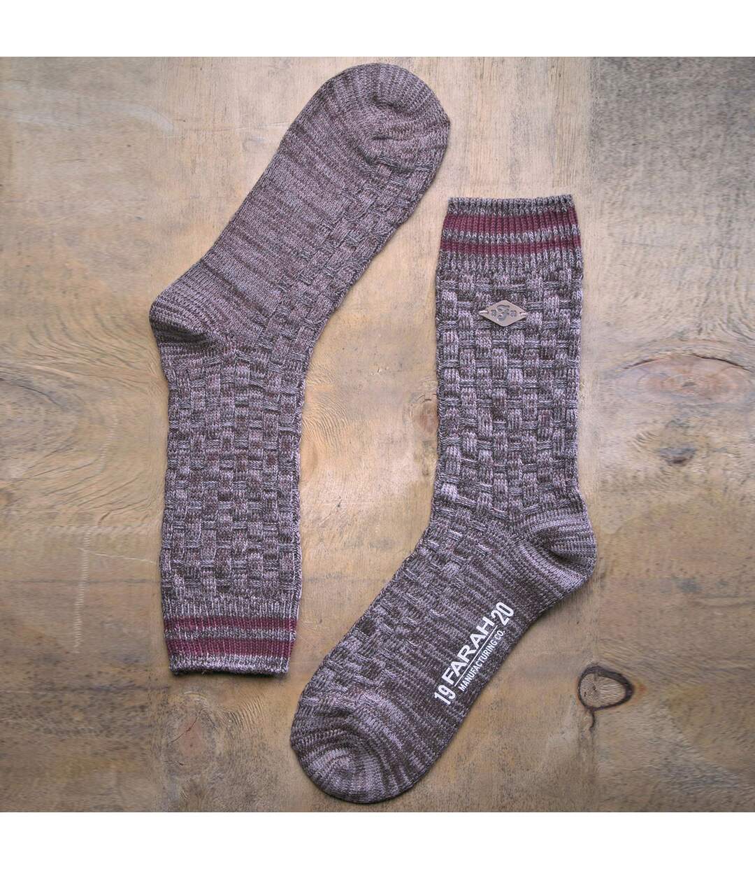 2 Pack Mens Thick Cotton Chunky Knitted formal Boot Socks-4