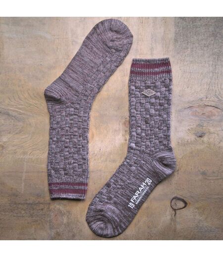 2 Pack Mens Thick Cotton Chunky Knitted formal Boot Socks