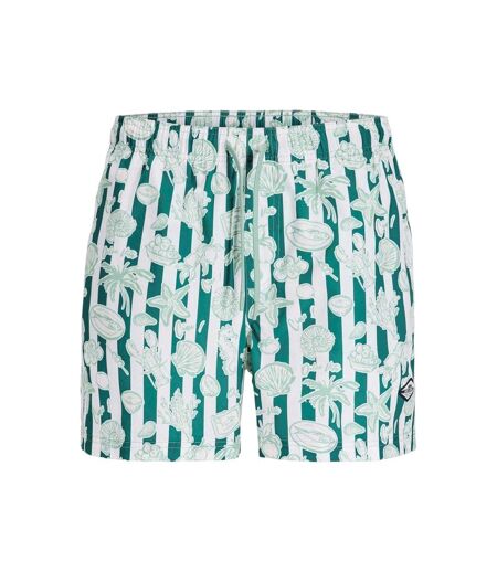 Mens Seashell Swim Shorts Green Jack And Jones