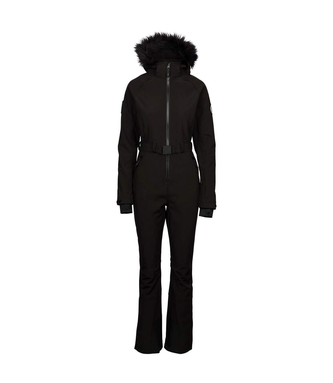 Womens/ladies valene dlx ski suit black Trespass-1