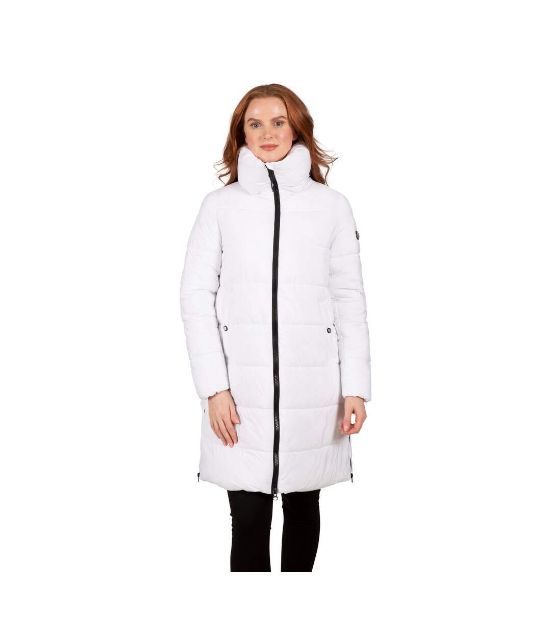 Womens/ladies Faith Padded Jacket White Trespass-1