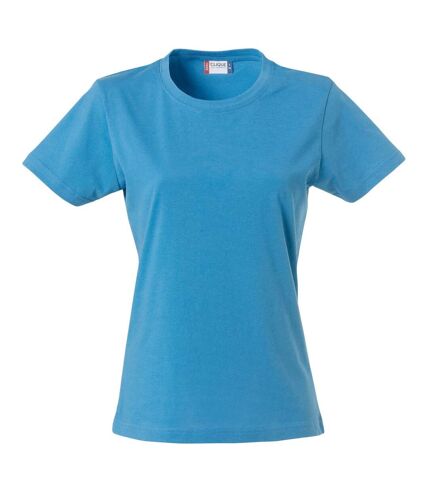 T-shirt femme turquoise vif Clique Clique