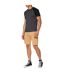 T-shirt Manches Contrastées Homme Charbon Noir Chiné Build Your Brand-2