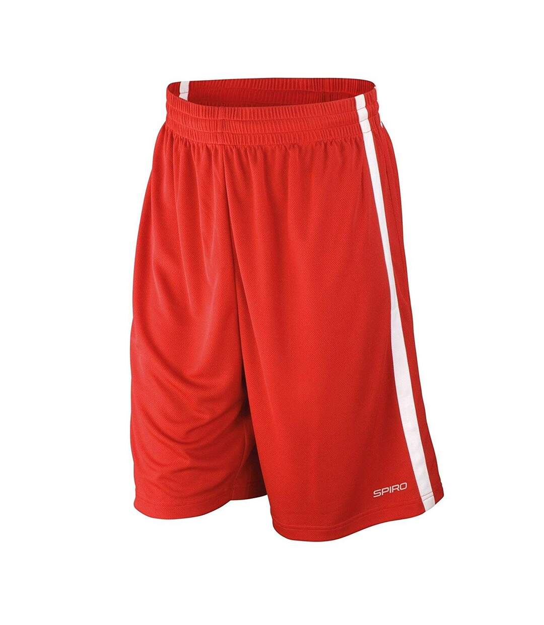 Short De Basket Homme Rouge Blanc Spiro-1