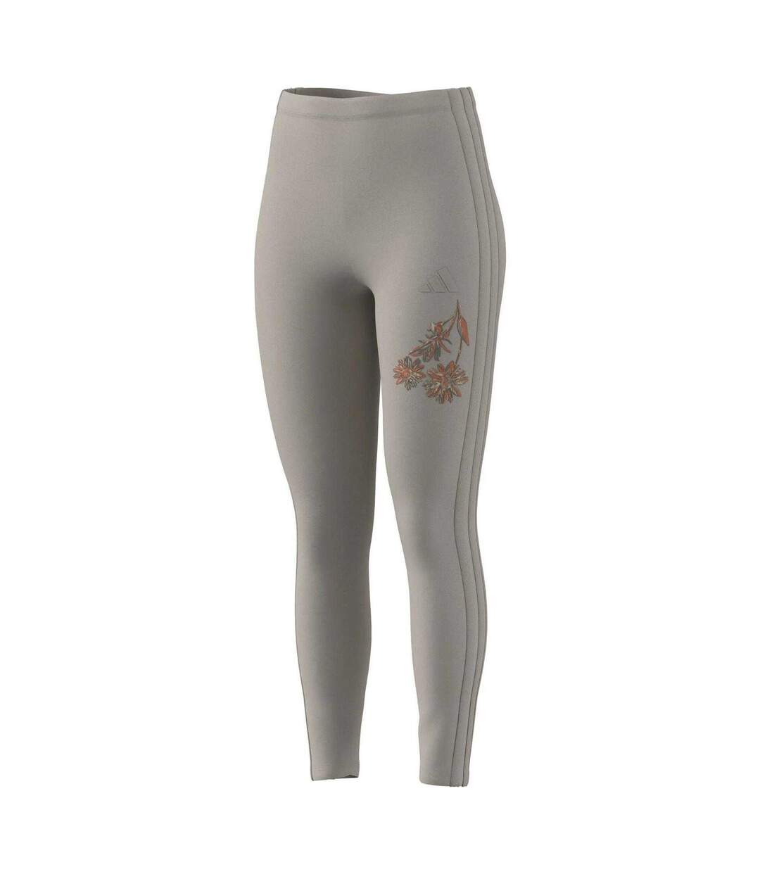 Legging Motif/style 3 Rayures Femme Blanc Cassé Adidas-3