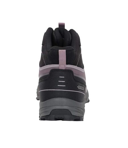 Womens/ladies Trek Softshell Walking Boots Purple Mountain Warehouse