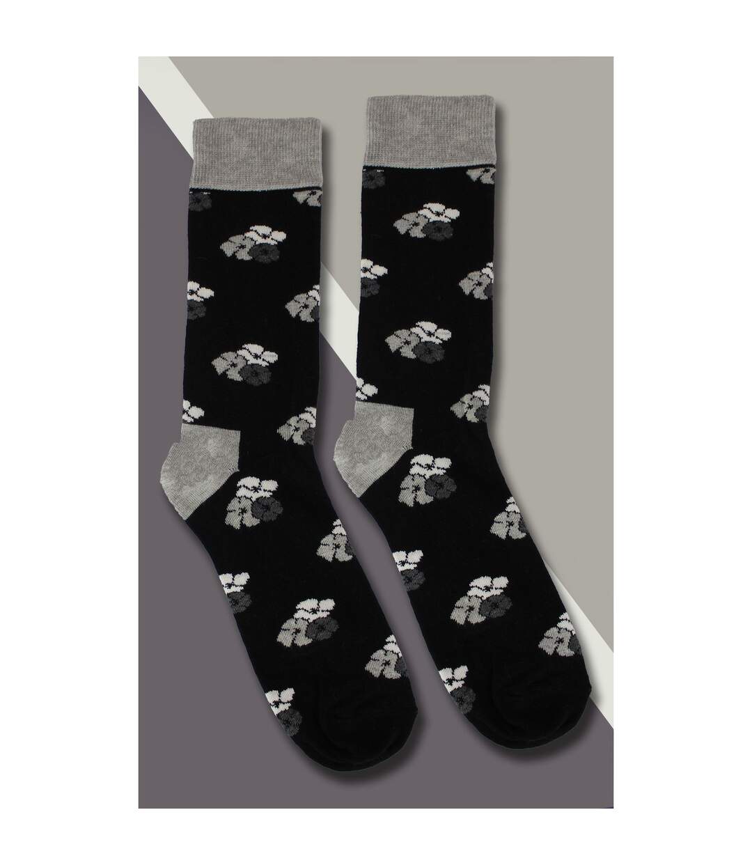 1 Pair Floral Mens Dress Socks | Classic Flower Socks-4