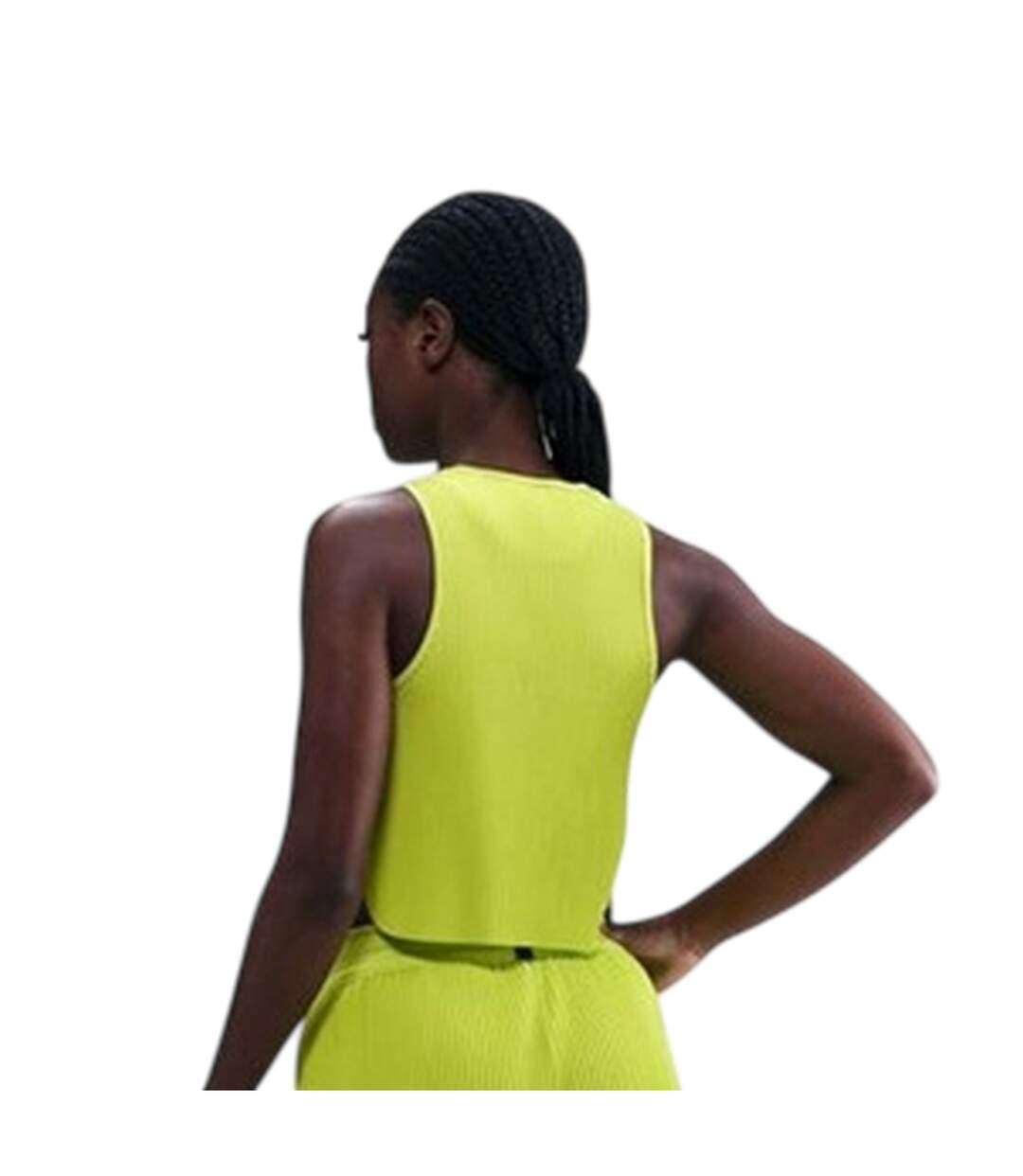 Débardeur Femme Vert Vif Noir Nike-3
