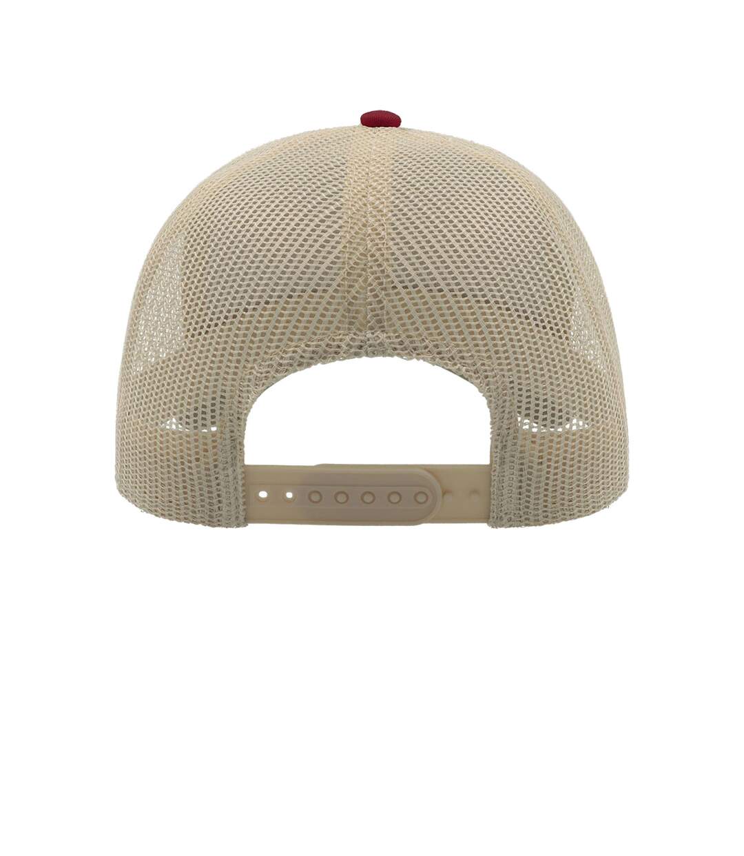 Casquette style trucker rapper mixte bordeaux / beige gris Atlantis