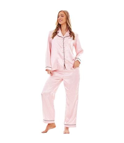 Ensemble De Pyjama Long Femme Rose Keanu