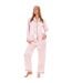 Ensemble De Pyjama Long Femme Rose Keanu-1
