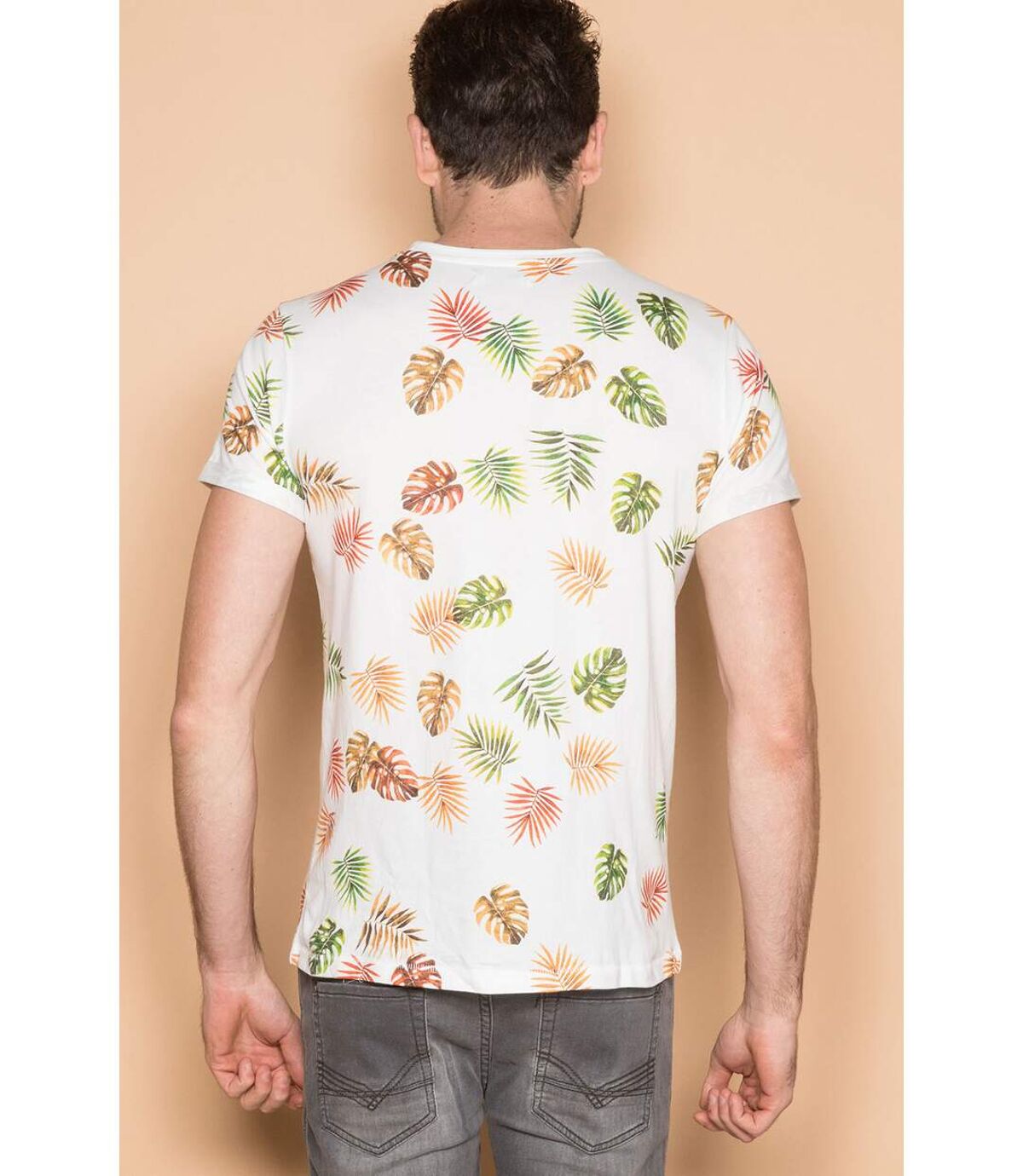 T-shirt à motif floral FRESH Light Kaki