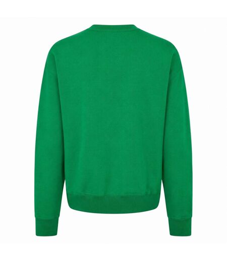 Unisex Adult Basics Ribbed Regular Casual Sweatshirt Green Adidas