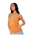 Débardeur Bretelles Fines Motif/style Superposé Femme Orange I Saw It First-4