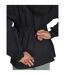 Womens/ladies Cinched Waist Long-sleeved Hooded Jacket Black Under Armour-4