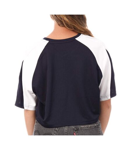 T-Shirt marine/blanc femme kaporal valse - l