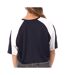 T-Shirt marine/blanc femme kaporal valse - l-2