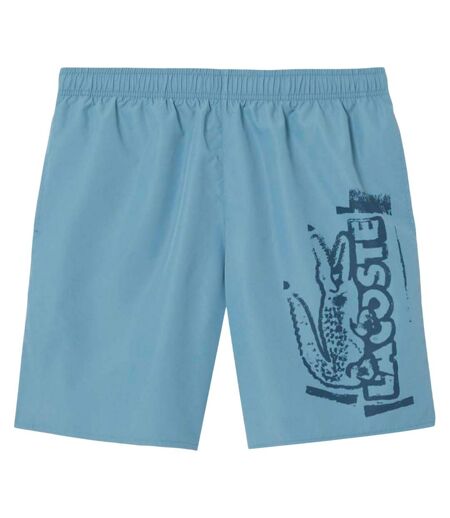 Short De Bain Motif/style Logo Homme Bleu Lacoste