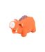 Jouet Sonore en Latex Sanglier 16cm Orange-1