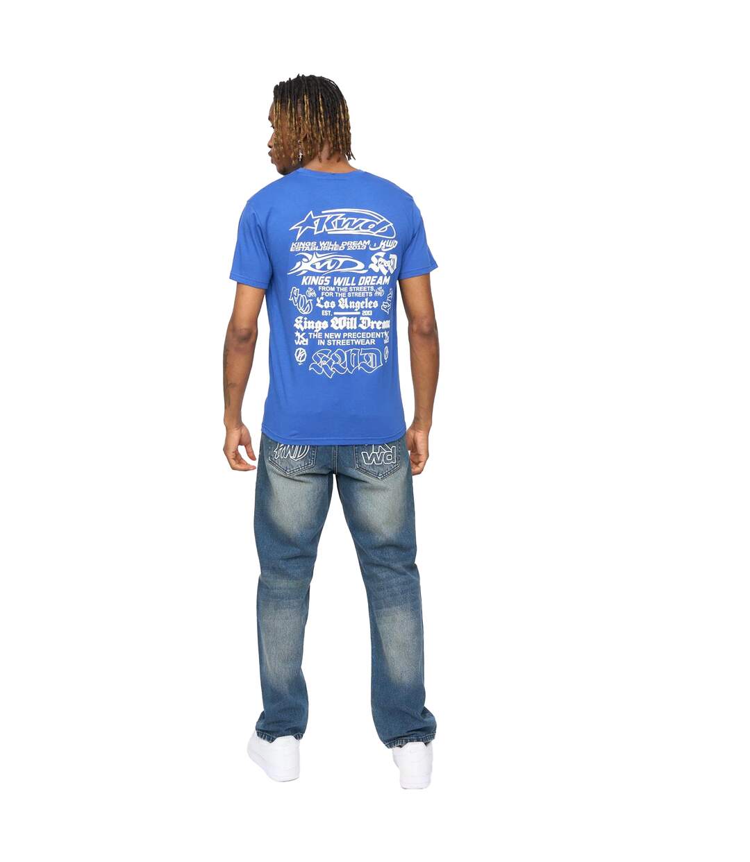 T-shirt Manches Courtes Cartellio Homme Bleu Kings Will Dream-3