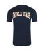 T-shirt Motif Universitaire Homme Bleu Marine Cavalli Class-1
