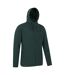 Mens Camber Fleece Full Zip Hoodie Dark Green Mountain Warehouse-4