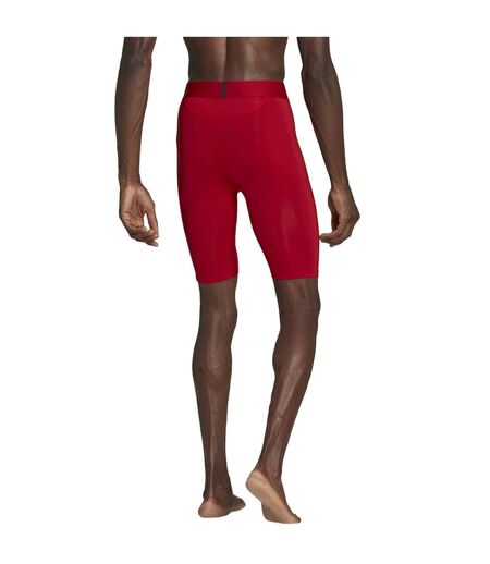 Collant Style Courte Homme Rouge Adidas