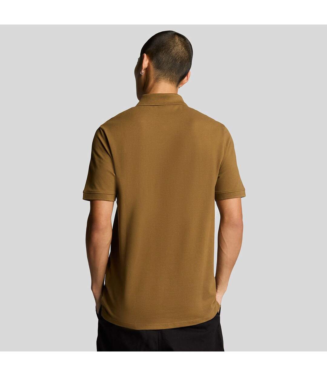 Polo Uni Homme Marron Lyle & Scott-3