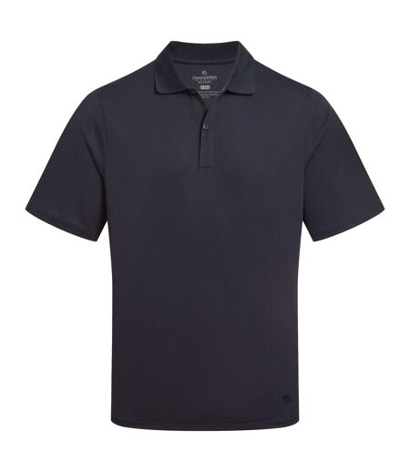 Mens Expert Basecamp Wicking Polo Shirt Dark Navy Craghoppers