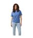 Unisex adult teide recycled cotton t-shirt heather blue Iqoniq-3