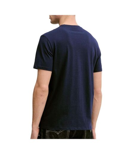 T-Shirt marine homme calvin klein jeans badge 30s