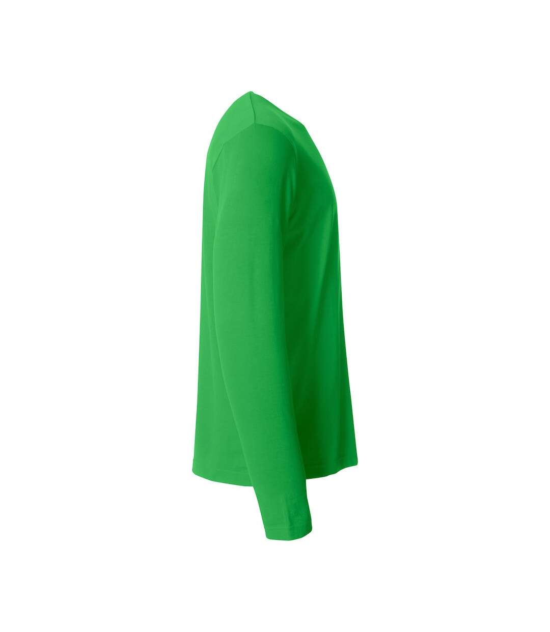 T-shirt Basic Homme Vert Pomme Clique-4