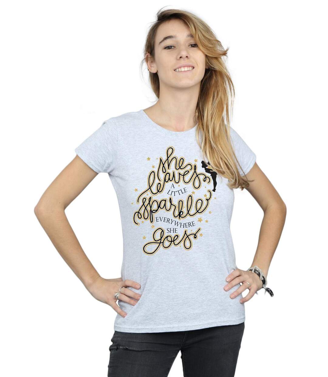 Disney - T-shirt - Femme (Gris chiné) - UTBI1685-2