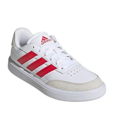 Baskets Courtblock Homme Blanc Rouge Adidas