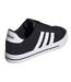 Mens Daily 4.0 Leather Flat Trainers Black Adidas-2
