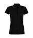 NEOBLU Womens/Ladies Owen Pique Polo Shirt (Deep Black)