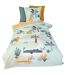Parure de lit JUNGLE MANIA polyester microfibre  Taie 63x63 cm-2