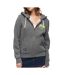 Sweat zippé Gris Femme Superdry Ziphood - L