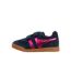 Basket Basse Cuir Enfant Gola Harrier Glitz Strap Trainer-1