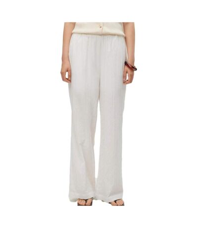 Pantalon Toile Blanc Femme Vero Moda Viola - L