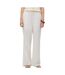 Pantalon Toile Blanc Femme Vero Moda Viola - L