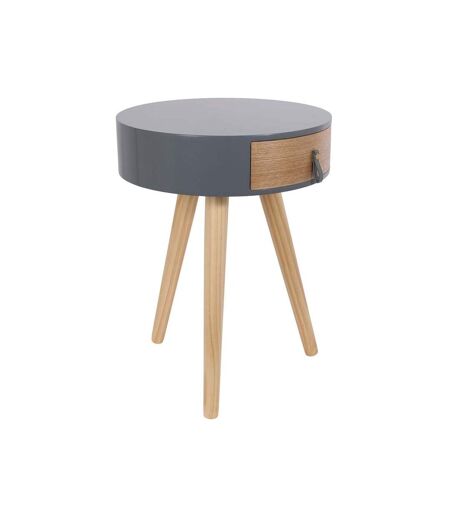 Chevet en bois scandinave Nora (Lot de 2) Gris