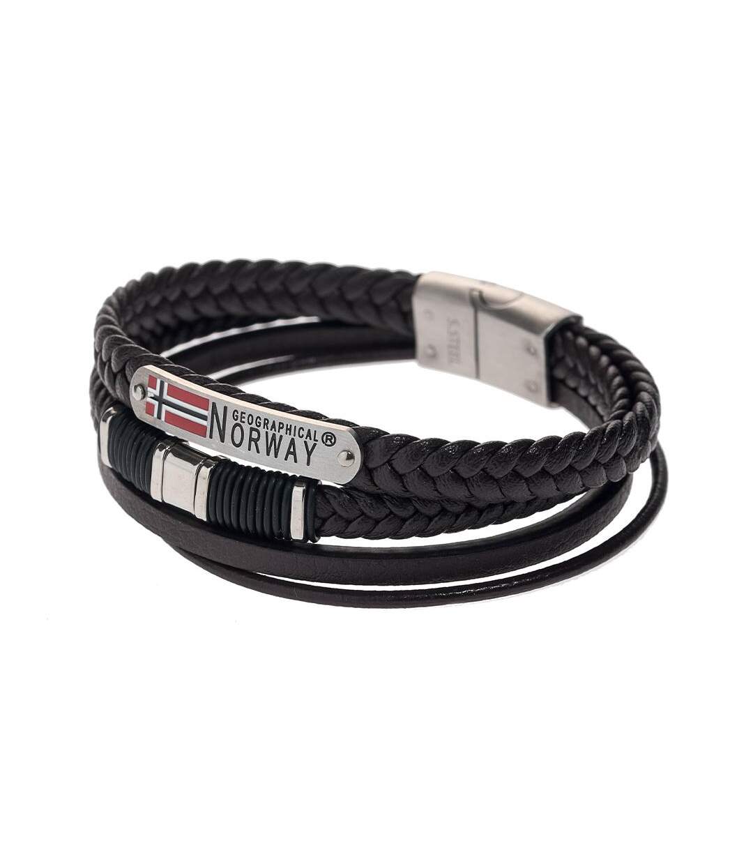 Bracelet noir geographical norway 315134 - taille unique-1