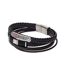 Bracelet noir geographical norway 315134 - taille unique-1