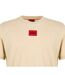 T-shirt Motif/style Logo Sur Poitrine Diragolino Homme Beige Hugo-3