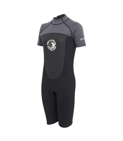 Womens/ladies shorty wetsuit dark grey/black Regatta