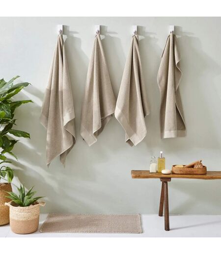 Furn Textured Weave Bath Towel (Natural) (130cm x 70cm)