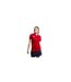 Womens/ladies Club Dry Regular Polo Shirt Red Canterbury-1